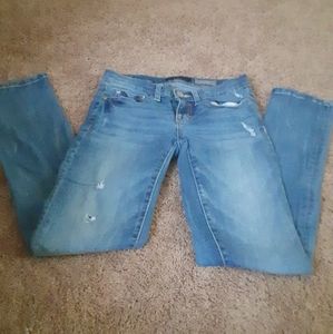 Size 0 skinny jeans